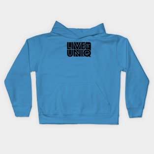 LIVEUNIQ logo cool Kids Hoodie